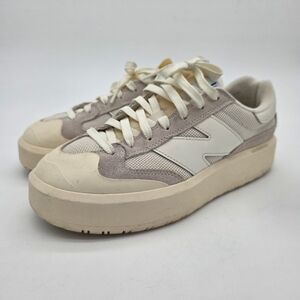 New Balance Cream CT302 Suede Sneakers